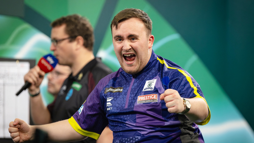 RTL DartsWM 2024 16 Joer ale Littler steet an de Véierelsfinallen