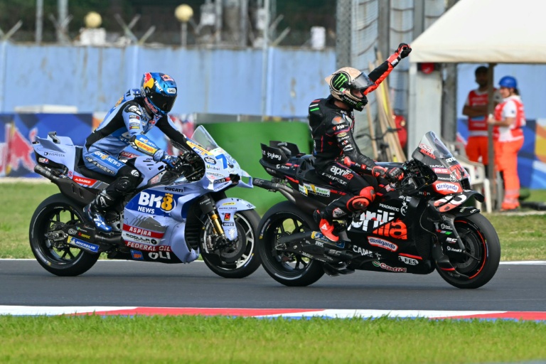 Maximum points for Italian: Bezzecchi wins San Marino MotoGP sprint as Marc Marquez crashes out