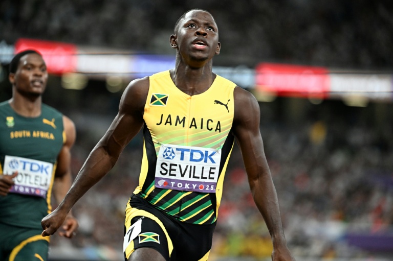 Personal best: Seville wins Tokyo 100m for first Jamaican men's sprint title in 10 years