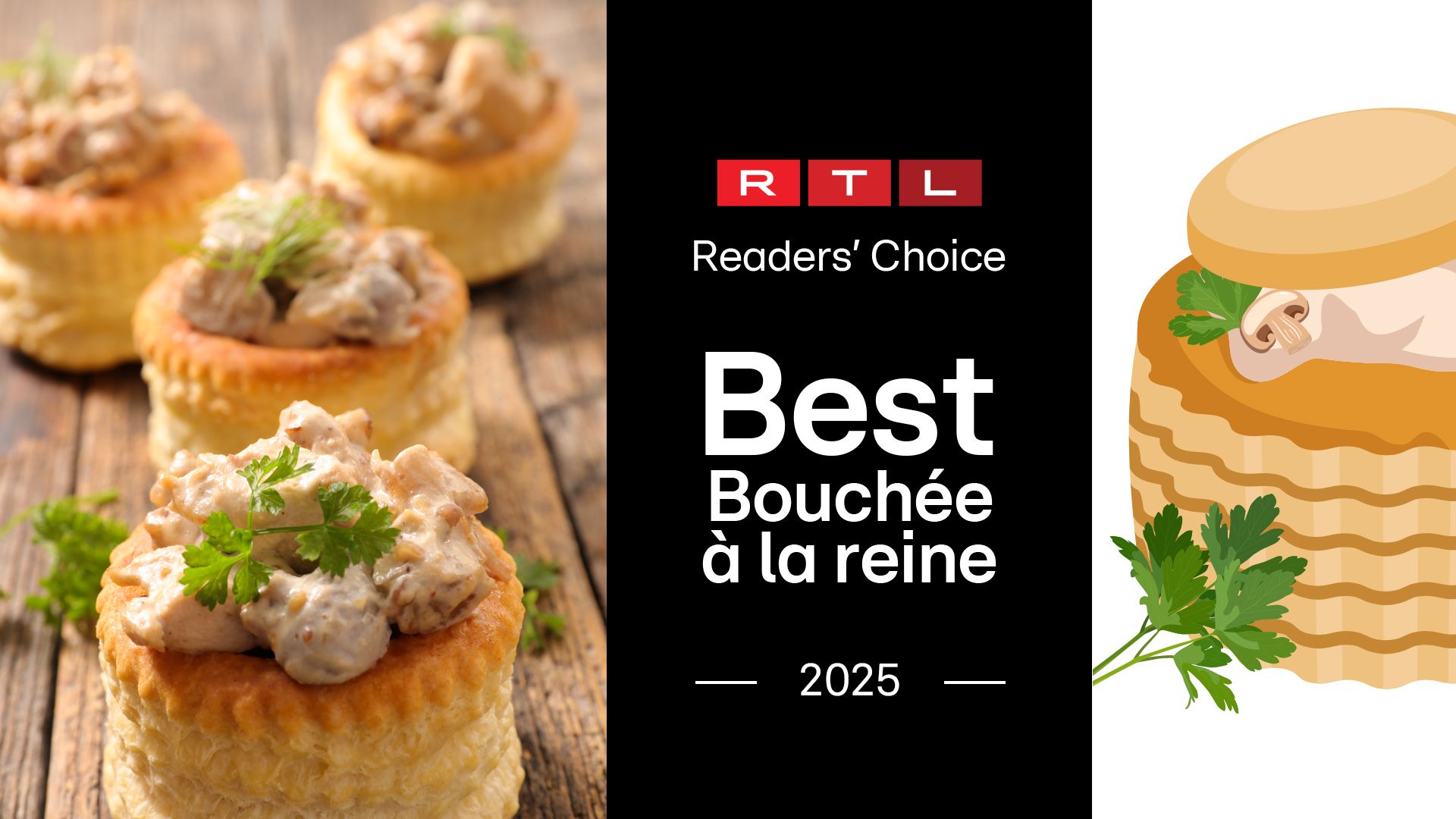 RTL Readers' Choice: Victoria at Berdorfer Eck, Klein, and Koeppchen serve best Bouchée a la reine