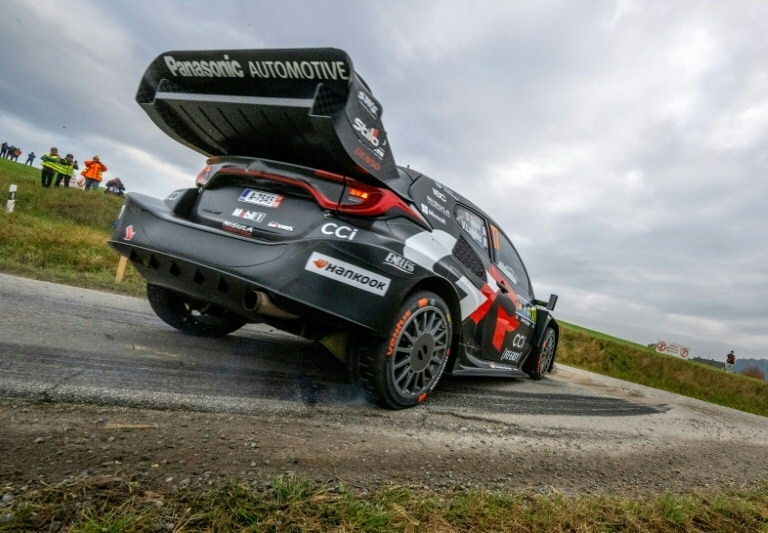 Ogier derails title tilt in wild crash at Central European Rally