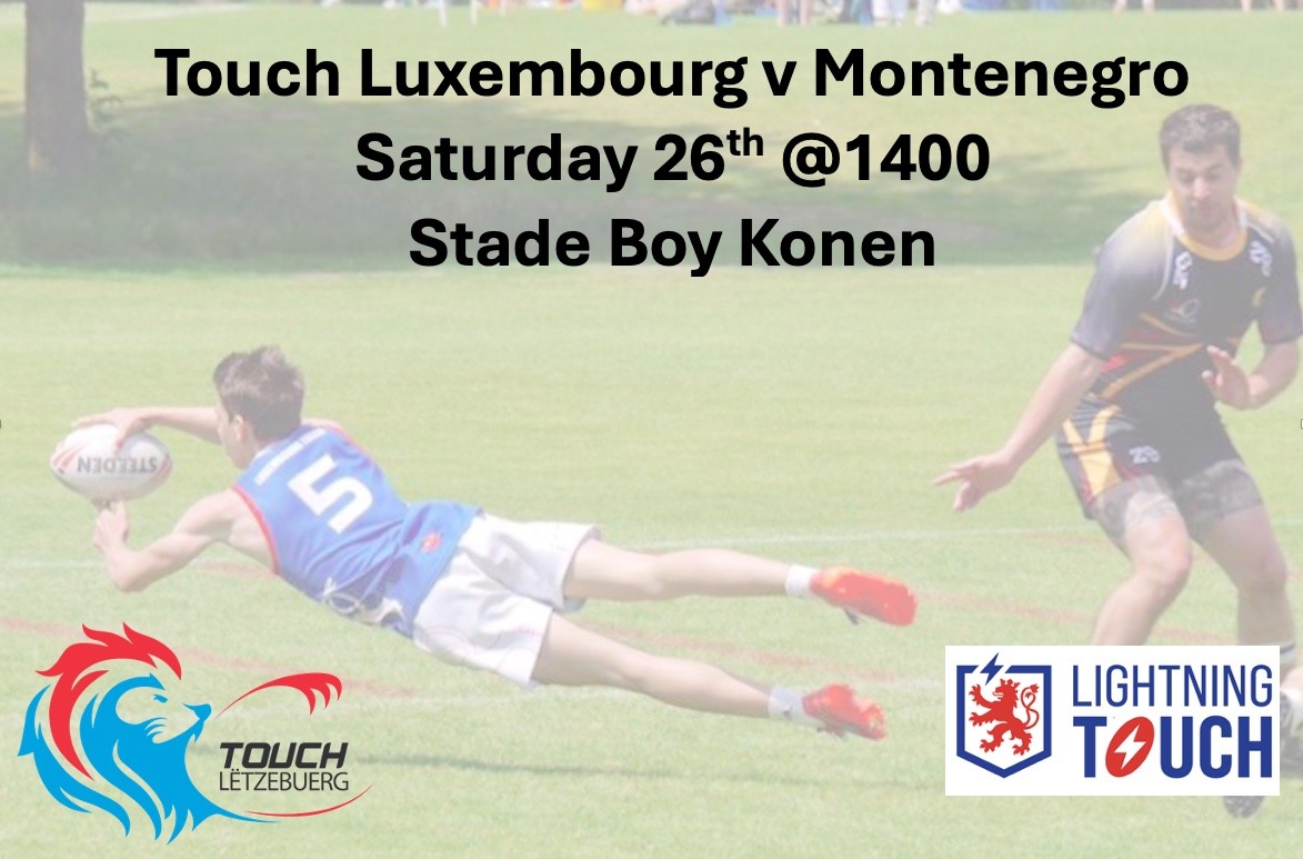 International fixtures: Luxembourg to host Montenegro for international touch rugby weekend