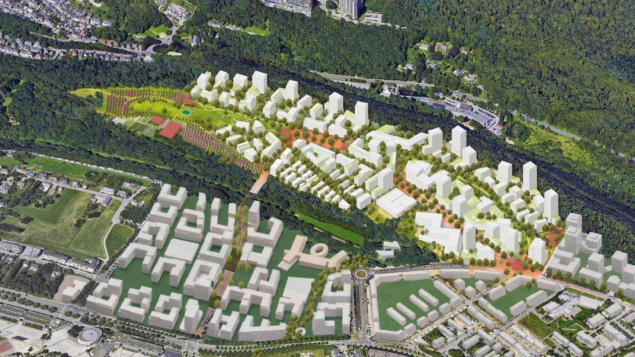First of its scale in Europe: New Kuebebierg district to feature low-carbon heating network