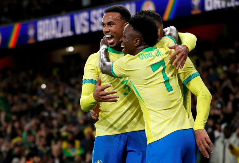 International football: Estevao, Casemiro on target for Brazil in Senegal win