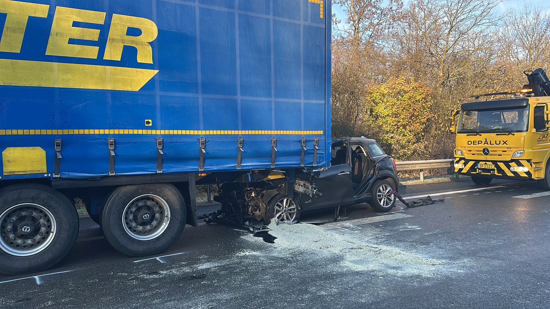 Emergency services: Motorist severely injured after car collides with truck on A3 Curated by Alerts360