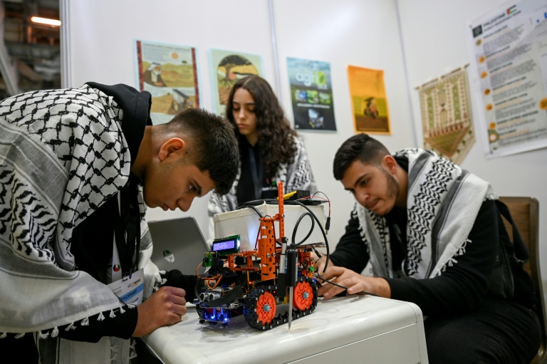 Big dreams for Palestinian teens at Singapore robot fest